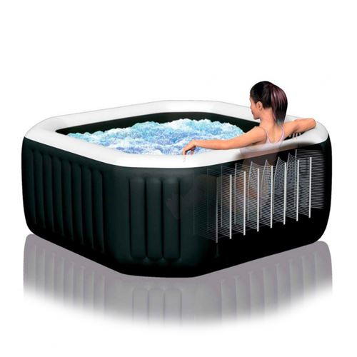 Intex - spa gonflable Hydromassage 201x71 Jet et Bubble Deluxe 28458