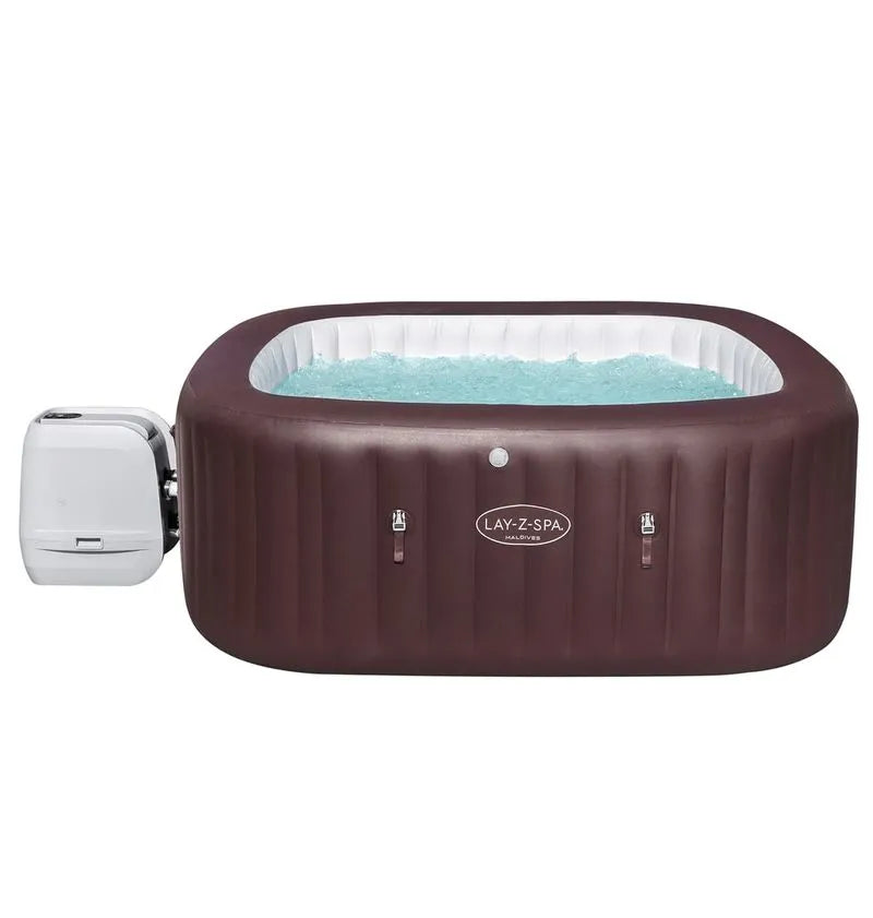 Bestway Spa gonflable carré Maldives Hydrojet Pro 4 - 6 personnes