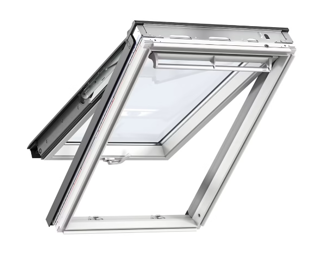 Fenêtre de toit à projection VELUX GPU MK04 0076  Polyuréthane blanc 78x98 cm