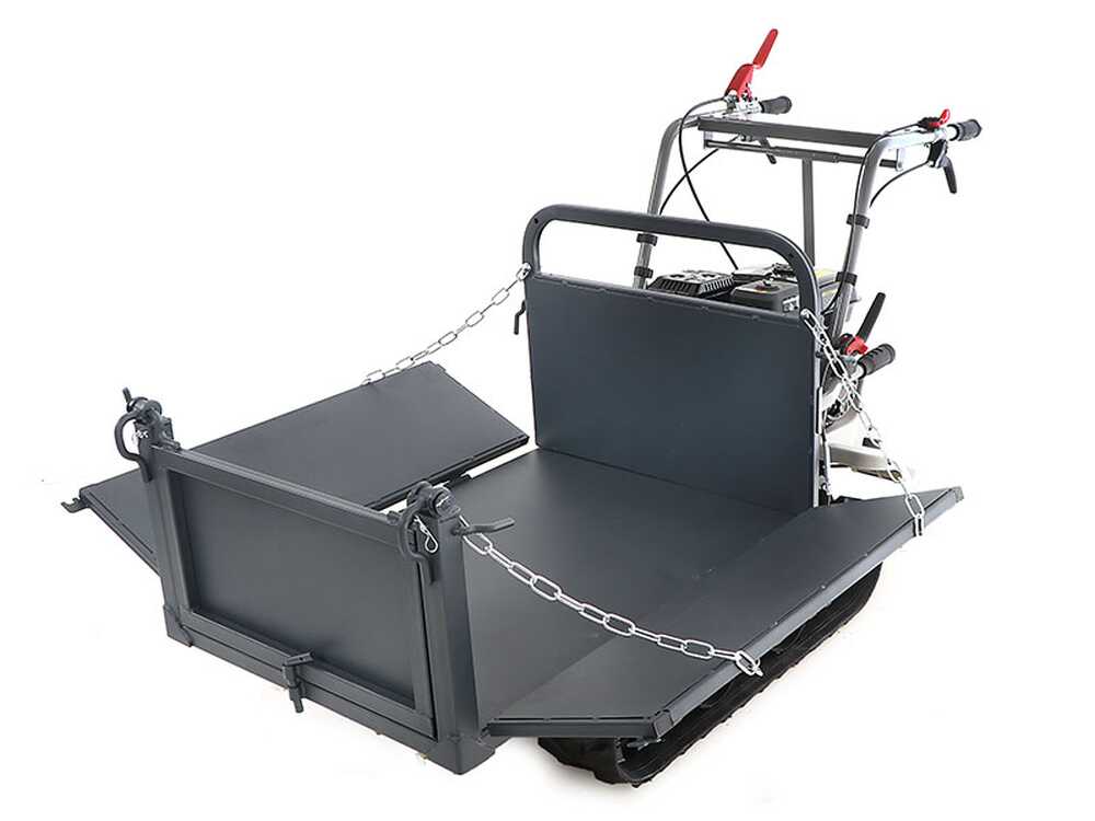 Brouette à chenilles Blackstone TB 3250 F avec benne extensible charge 320 kg