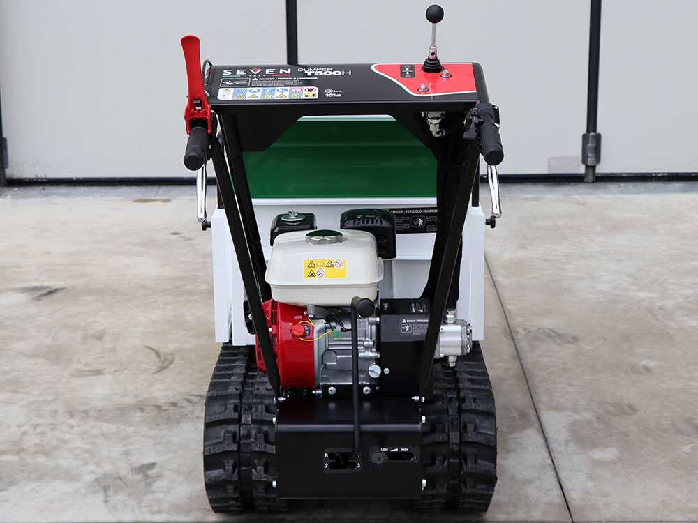 Brouette à chenilles Seven Italy T500H GX - benne extensible - capacité 500 kg