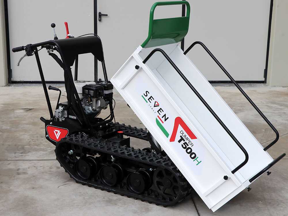Brouette à chenilles Seven Italy T500H GX - benne extensible - capacité 500 kg
