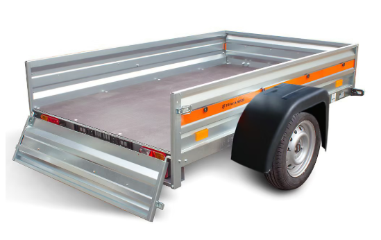 TEMA Kippanhänger 205 X 125 cm ECO2012 Grau 