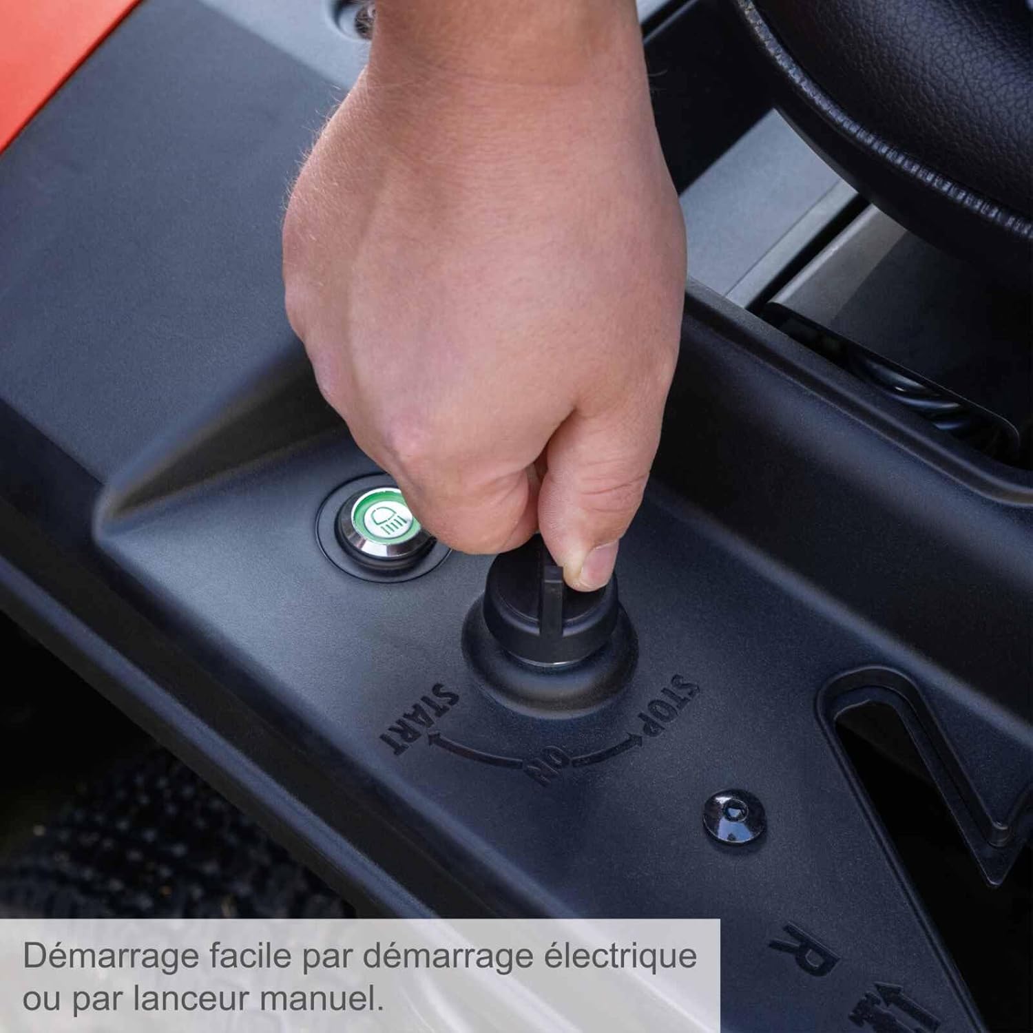 Tondeuse autoportée thermique Scheppach hybride MR230-61