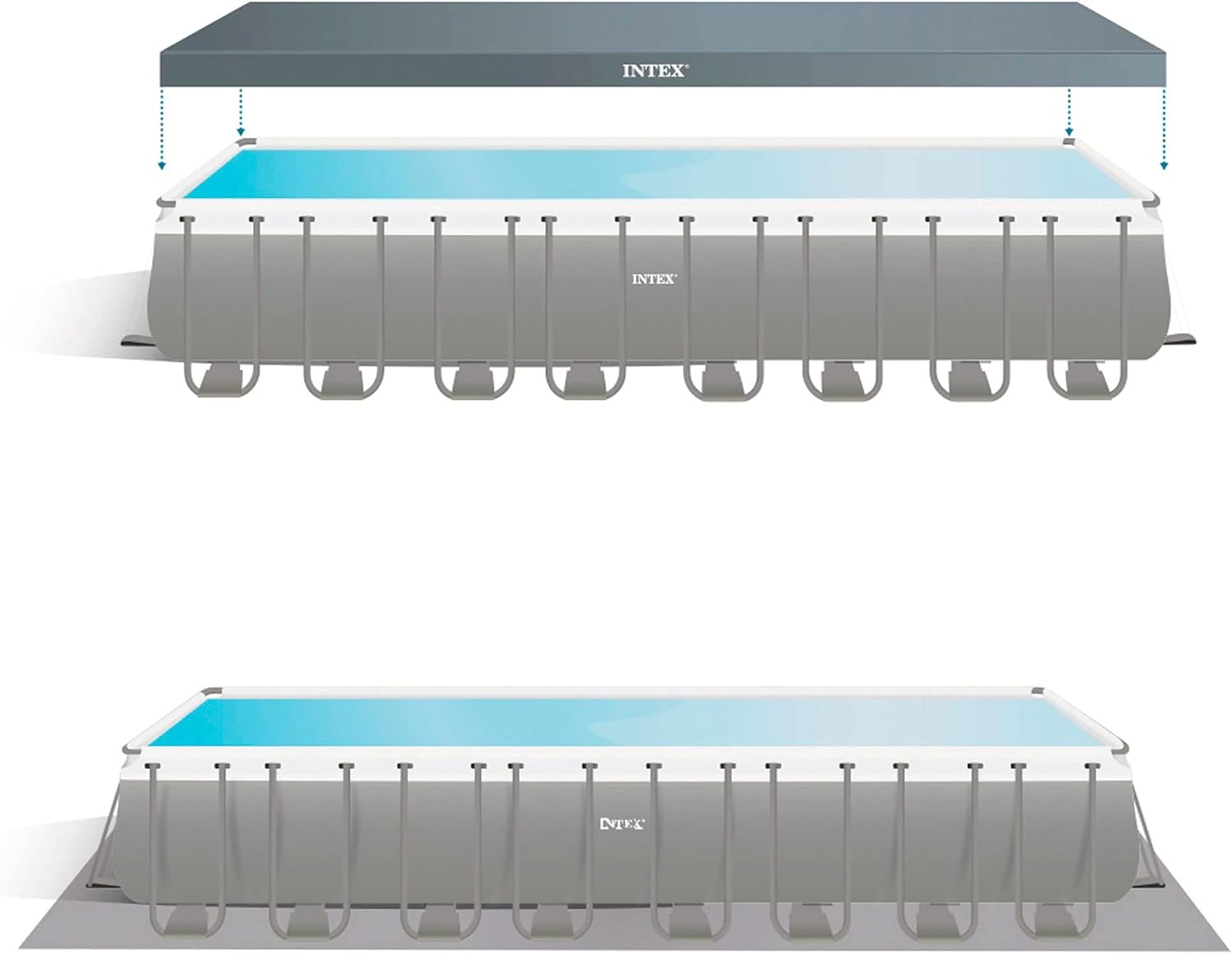 Piscine Hors Sol Intex 26374 Ultra XTR Frame 975x488x132 cm