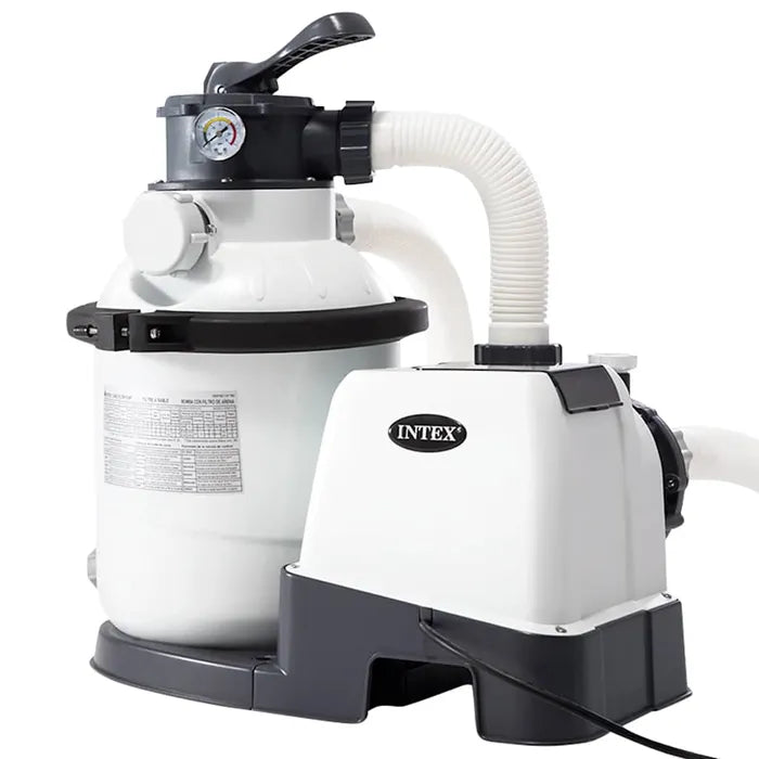 INTEX Ensemble De Piscine Hors Sol Graphite Gray Panel 478x124 Cm