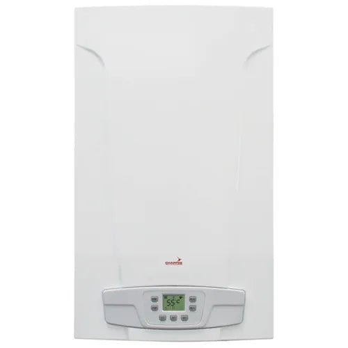 Chaudière Gaz Basnox Luna St Blue Compact 2.24 Chappée 24 Kw / Cheminée Complète