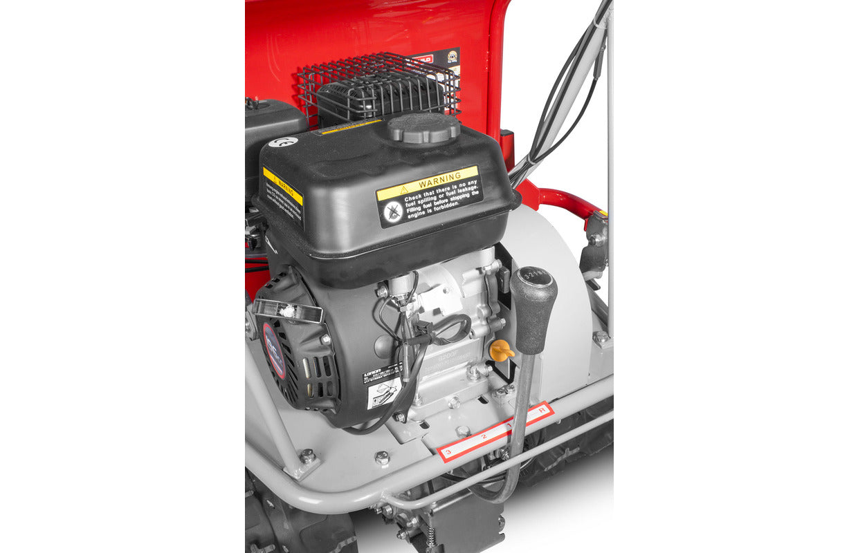 Brouette à moteur thermique à chenilles benne plateau basculante manuelle à ridelles  MRP300