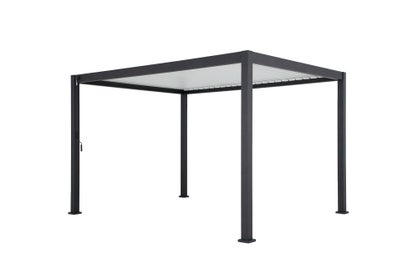 Sans marque Pergola bioclimatique autoportante Prima 4 x 3 m