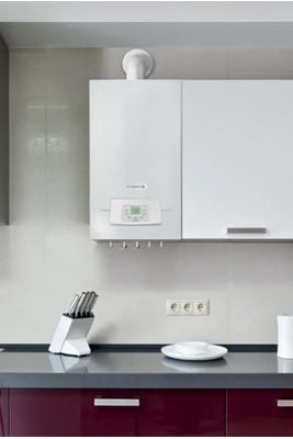 De Dietrich Mpx Mi Slim 33 kW Gas-Brennwertkessel komplett mit kabelgebundenem Thermostat 