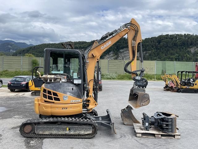 CASE CX 39B S2 (2014) – Mini Pelle d’occasion 3,9T – 3 100 h – 3 Godets