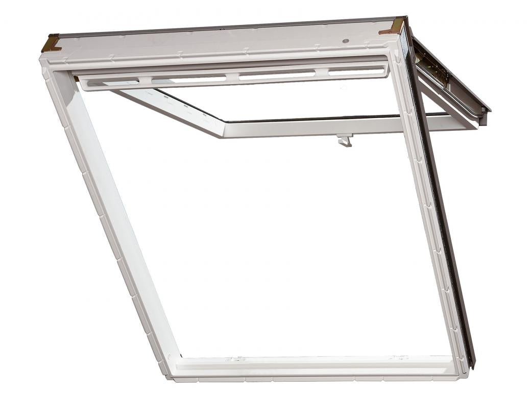 Fenêtre de toit à projection VELUX GPU SK06  0070 PVC THERMO 114x118 cm