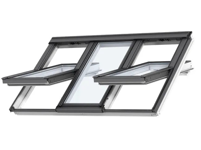 VELUX 3 in 1 Komfort-Glasdrehdach GGLS FFK F08 188 x 140 cm - Manuell 