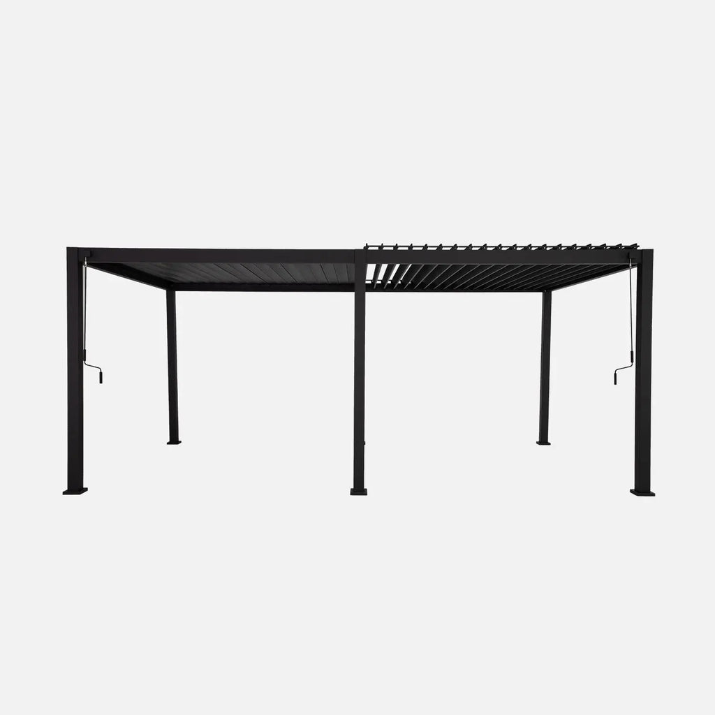 SWEEEK Pergola bioclimatique Triomphe 3x6m. aluminium. à lames orientables