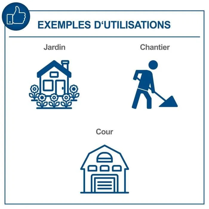 Bétonnière 125L MIX125 - Scheppach  550W