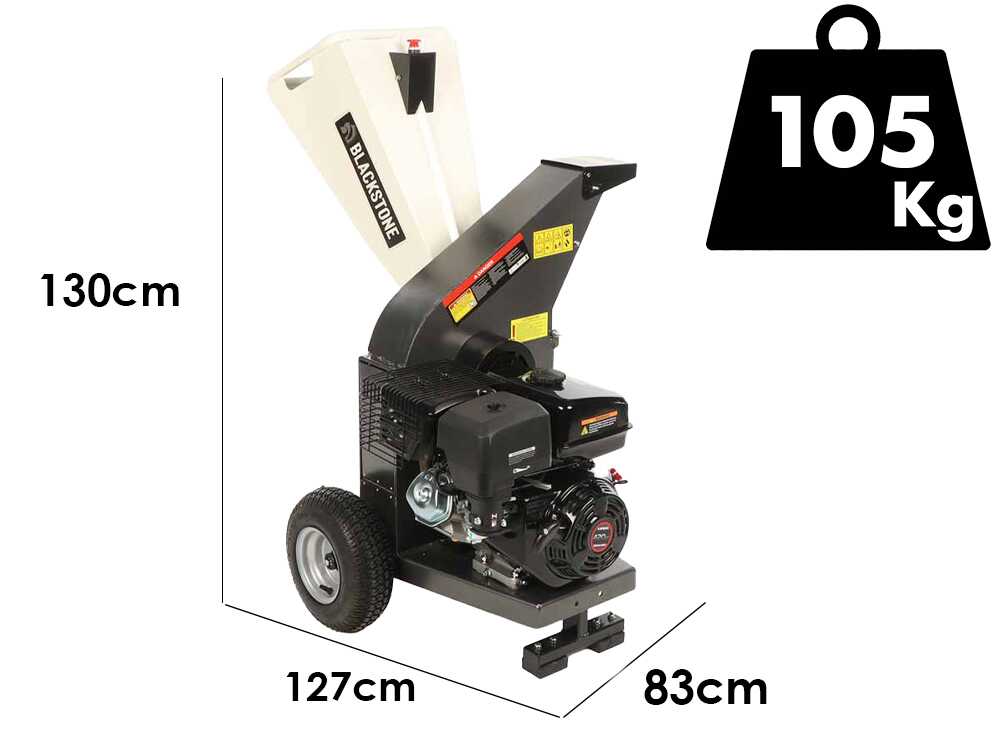 Blackstone DSP 150 L Broyeur de branches thermique Moteur à essence Loncin 420 cm³