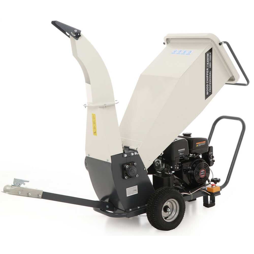 Blackstone GBD-1500 LE Broyeur de branches thermique moteur Loncin de 15 CV
