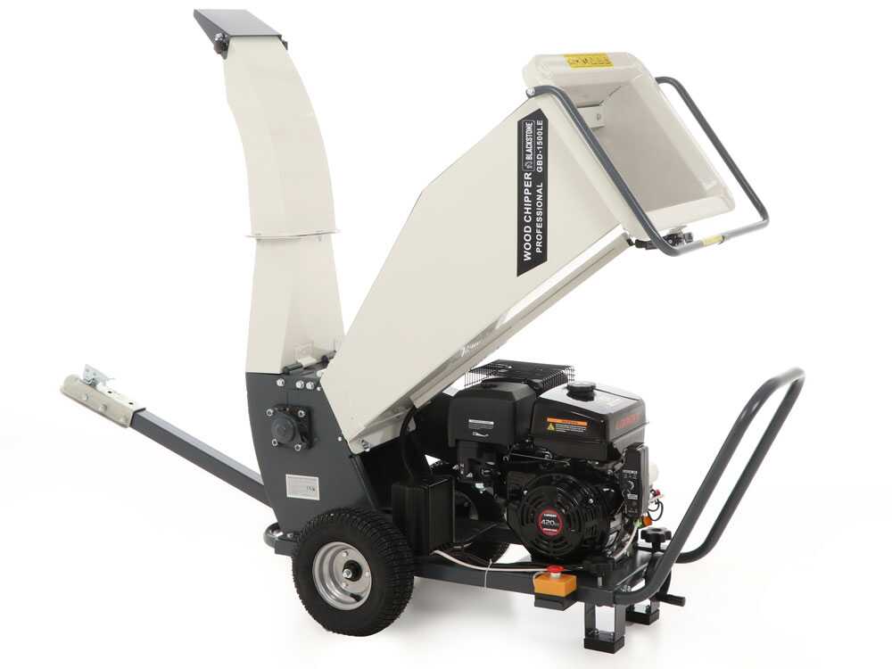 Blackstone GBD-1500 LE Broyeur de branches thermique moteur Loncin de 15 CV