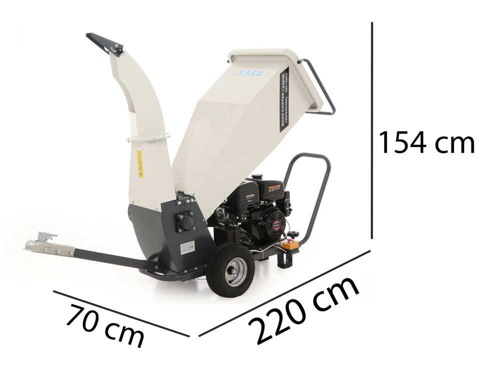 Blackstone GBD-1500 LE Broyeur de branches thermique moteur Loncin de 15 CV