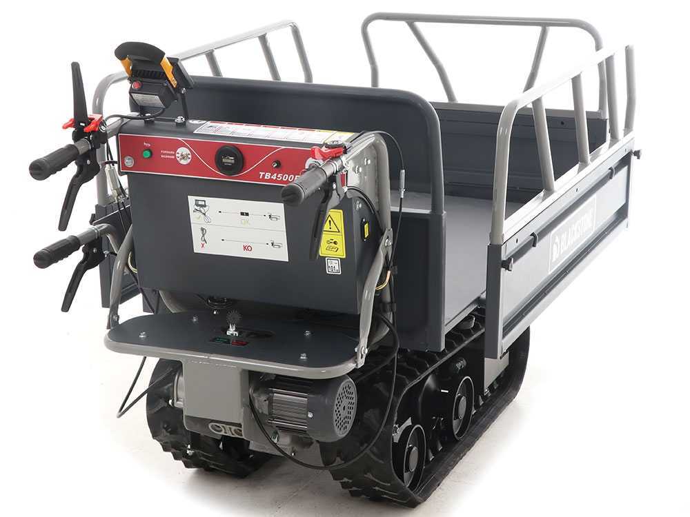 Brouette à batterie Blackstone TB 4500 E à chenilles