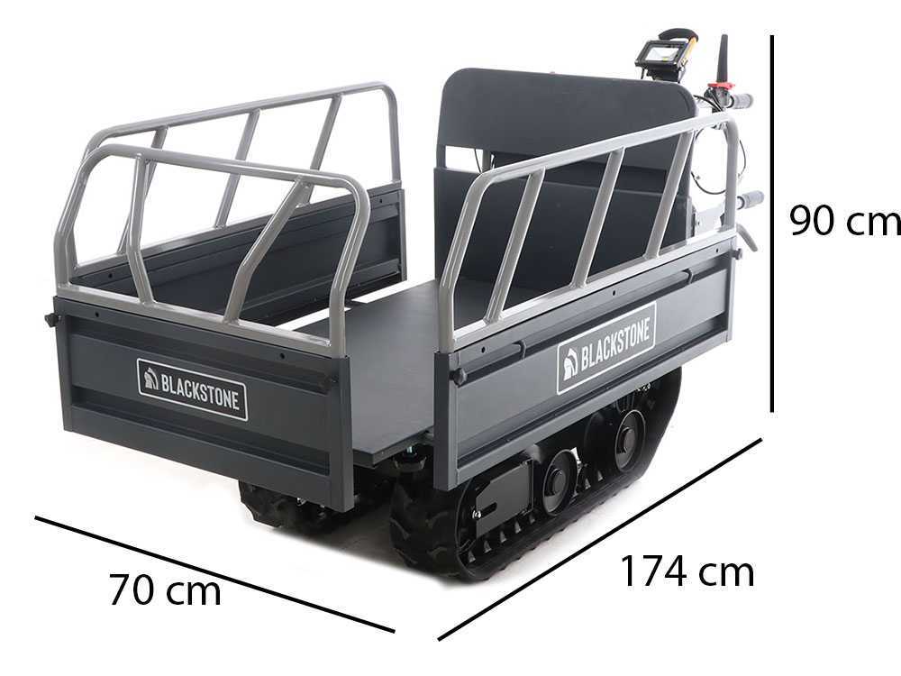 Brouette à batterie Blackstone TB 4500 E à chenilles