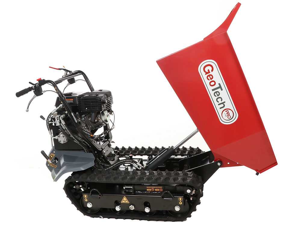 Brouette à chenilles GeotechPro GeoPorter H-540D Hydro - Caisson dumper hydraulique
