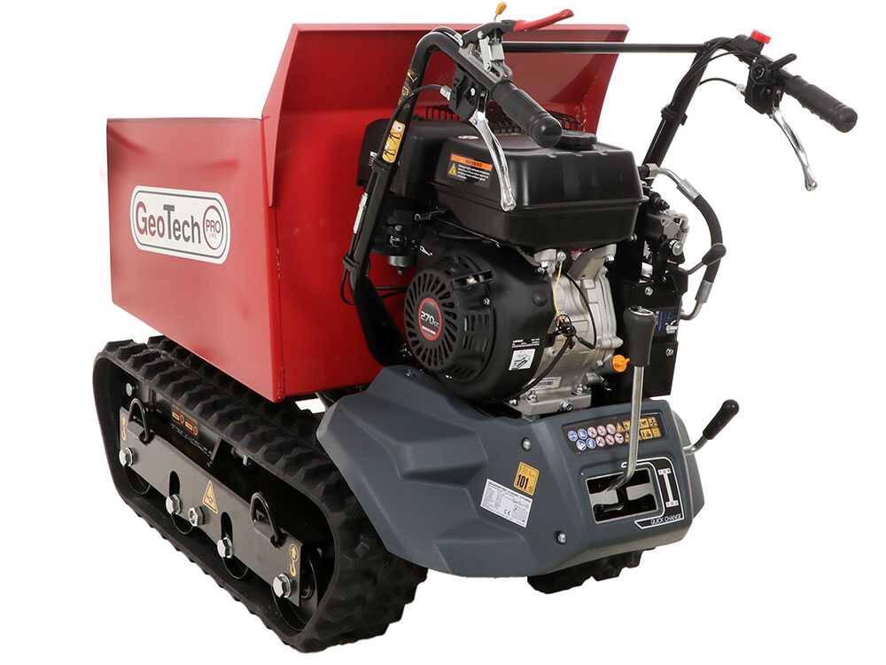 Brouette à chenilles GeotechPro GeoPorter H-540D Hydro - Caisson dumper hydraulique