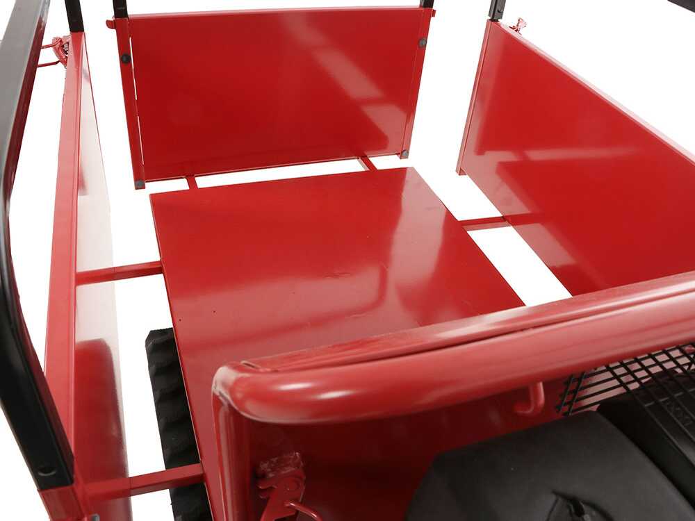 Brouette à chenilles GeotechPro GeoPorter H-540E Hydro - Caisson extensible hydraulique