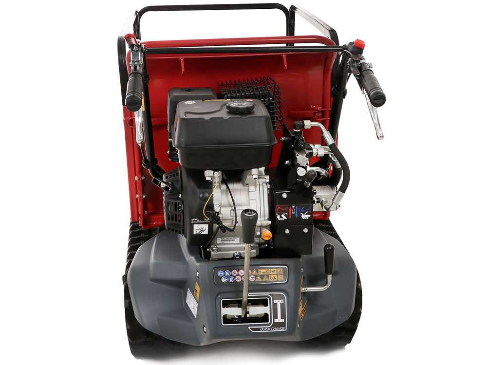 Brouette à chenilles GeotechPro GeoPorter H-540E Hydro - Caisson extensible hydraulique