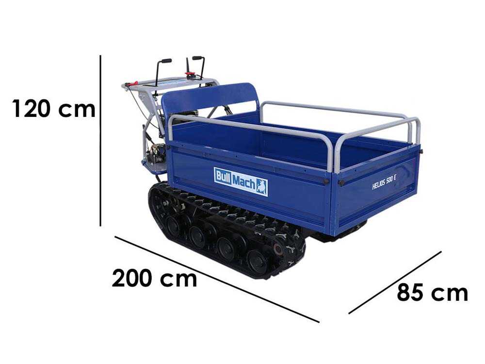 Brouette à moteur à chenilles BullMach Helios 500 E