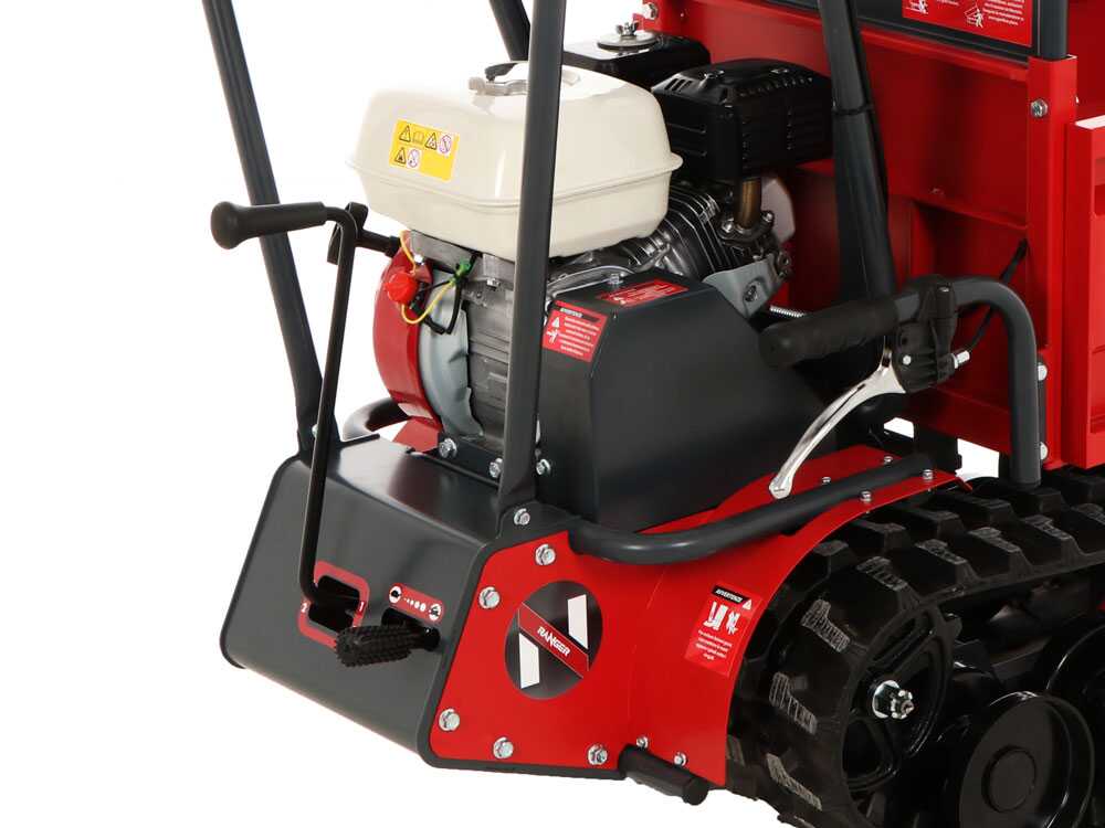 AgriEuro Premium Brouette motorisée à chenilles extensible Ranger M370