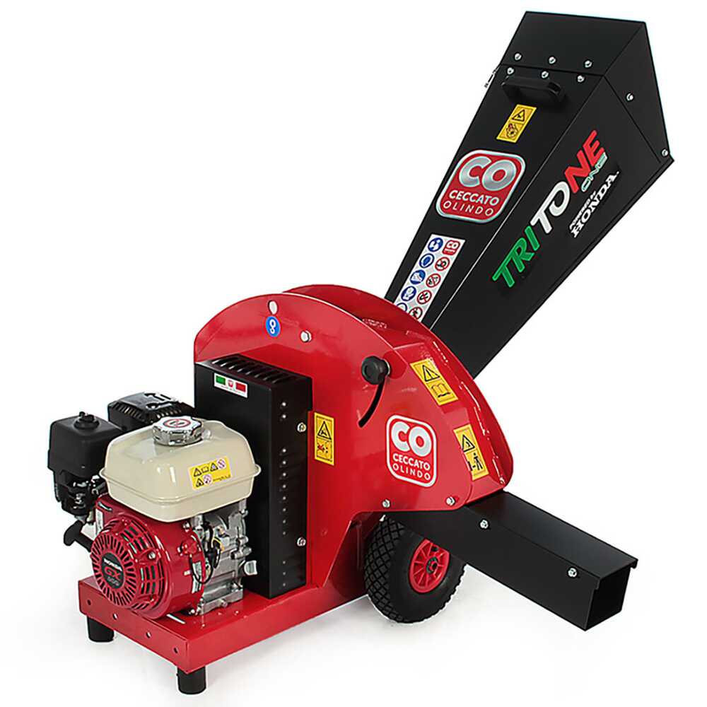 Ceccato Tritone ONE – Broyeur de branches thermique – Moteur Honda GX 200