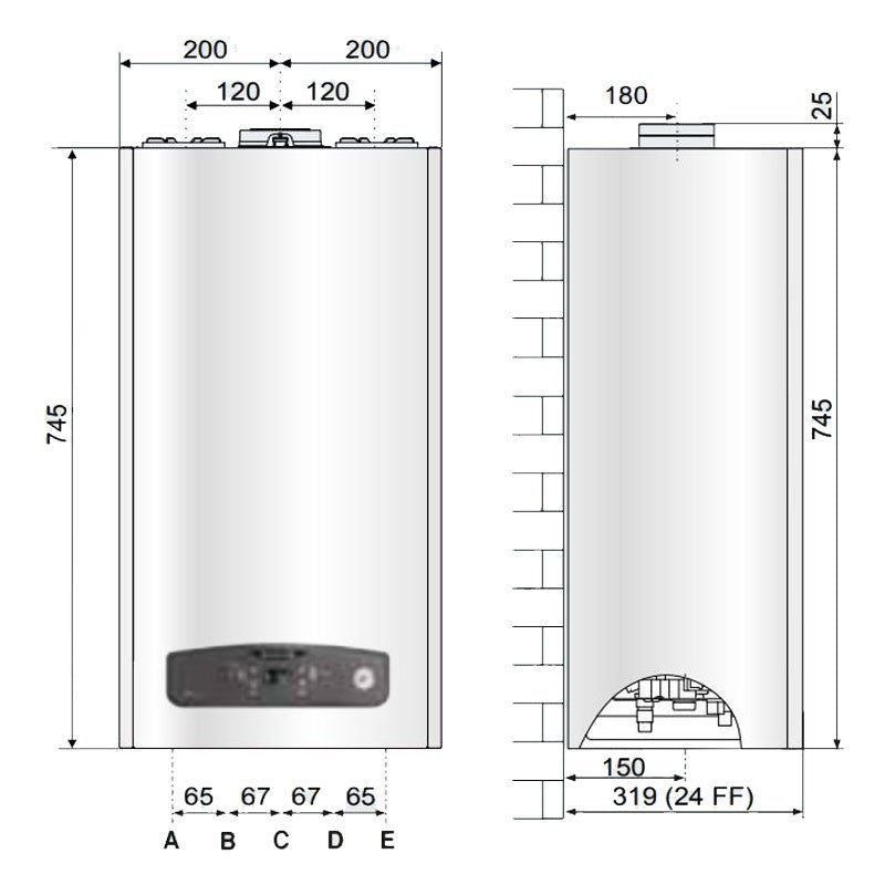 Ariston Chaudière à condensation Cares S 24kw