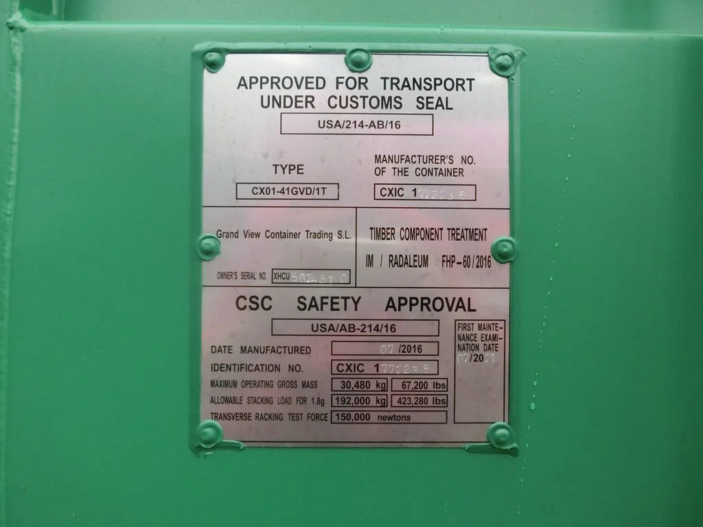 40 Fuß High Cube Versandcontainer – Neu