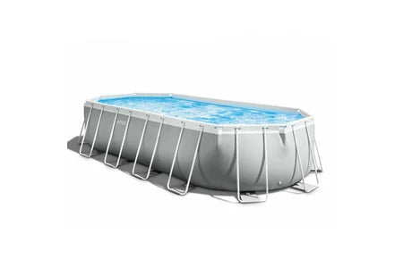 Piscine tubulaire Prism Frame ovale 6,10 x 3,05 m Intex