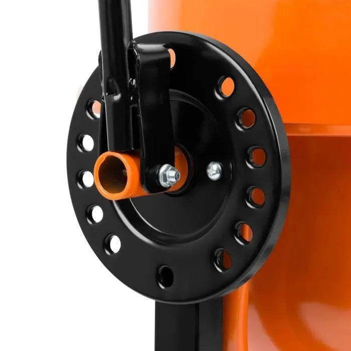 EBERTH 65L Bétonnière Électrique 220W Portable Châssis