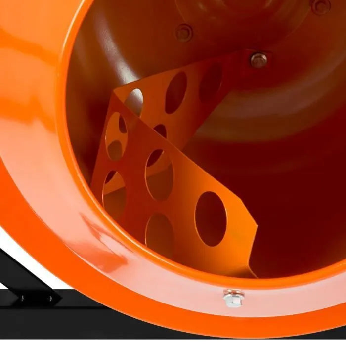 EBERTH 65L Bétonnière Électrique 220W Portable Châssis