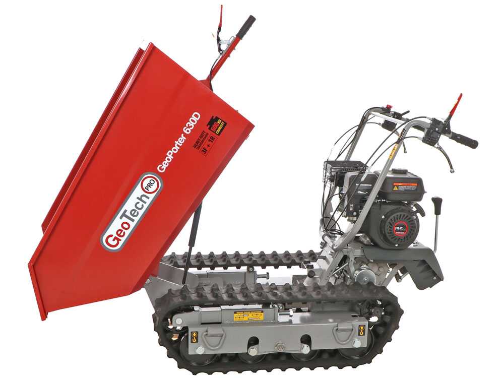 GeotechPro GeoPorter 630D Hydro Brouette à moteur sur chenille