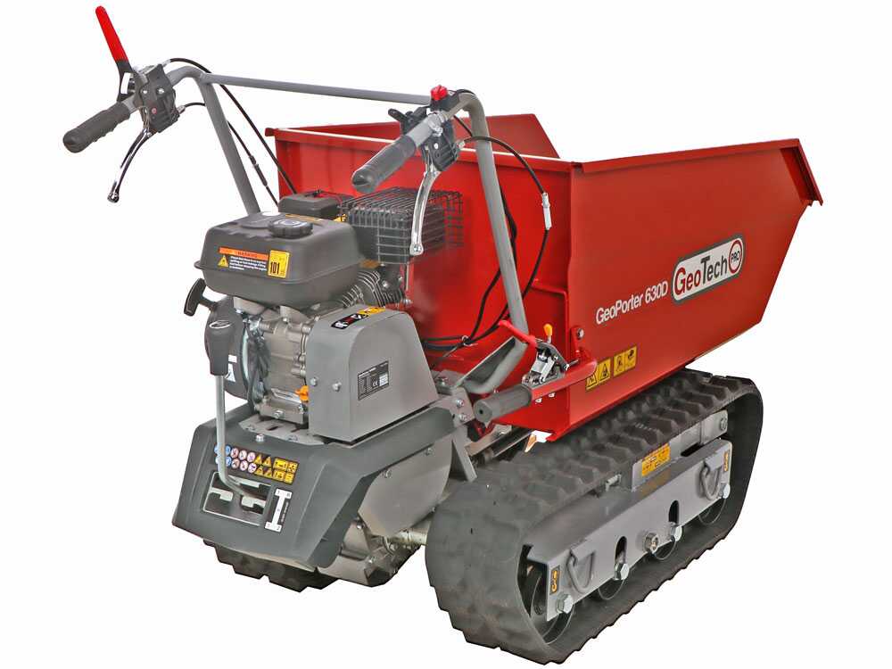 GeotechPro GeoPorter 630D Hydro Brouette à moteur sur chenille