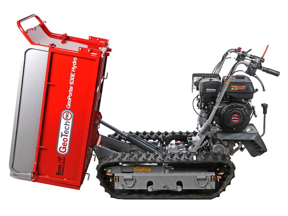 GeoTech-Pro GeotechPro GeoPorter 630E Hydro Brouette à moteur sur chenilles