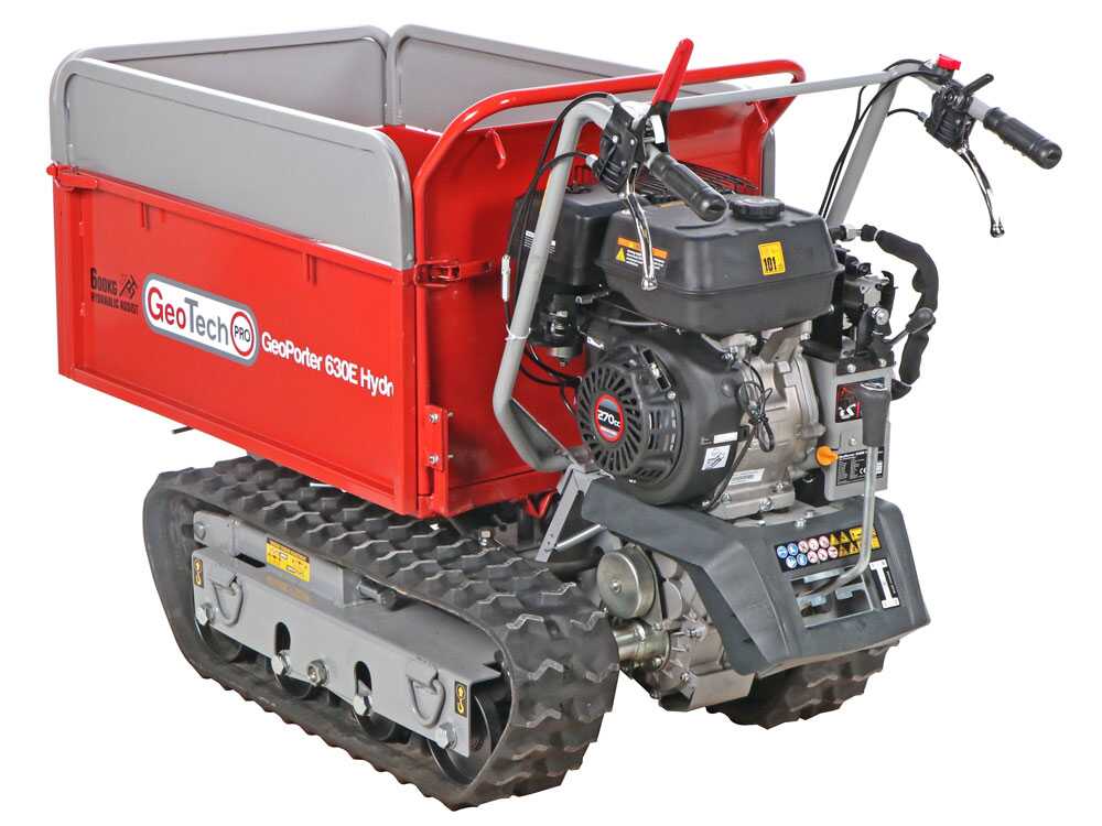 GeoTech-Pro GeotechPro GeoPorter 630E Hydro Brouette à moteur sur chenilles