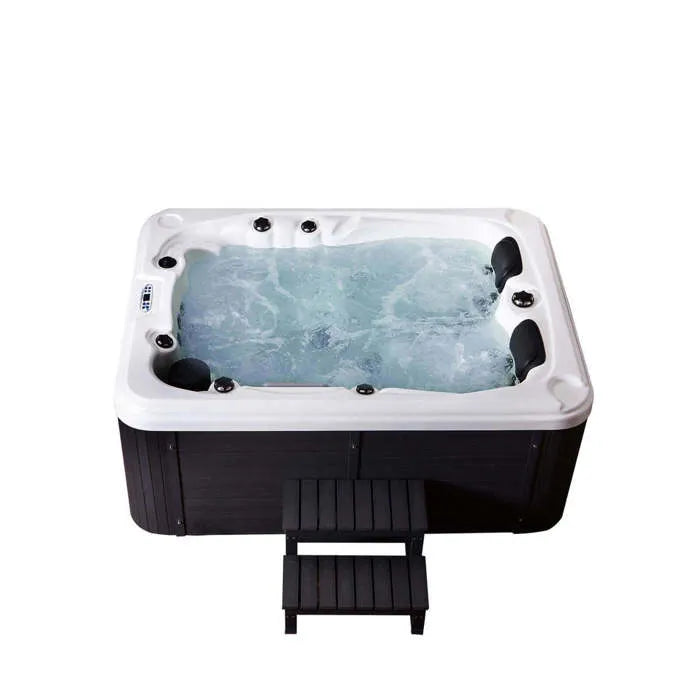 HOME DELUXE Outdoor-Whirlpool 'BEACH PLUS' >Version: Plus Thermoabdeckung und Treppe