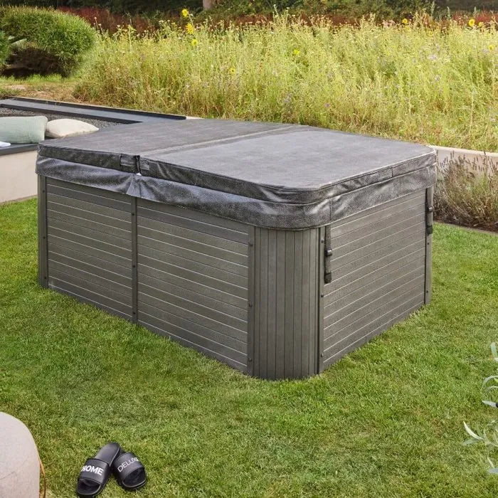 HOME DELUXE Outdoor-Whirlpool 'BEACH PLUS' >Version: Plus Thermoabdeckung und Treppe