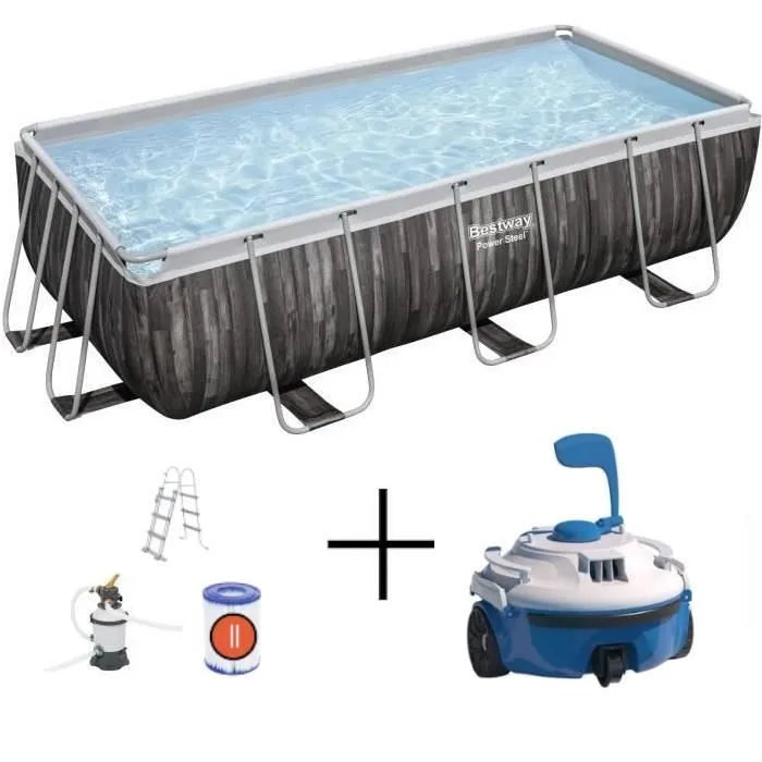 Bestway kit Piscine hors sol et accessoires Power steeltm 404 x 201 x 100 cm