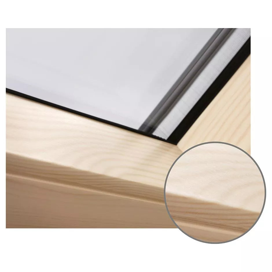 VELUX Klapp-Dachfenster LPG 3084 Manuell Helles Holz lackiert Alu ENERGY 55 x 98 cm CK04 