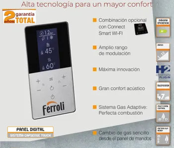 Chaudière condensante Ferroli BLUEHELIX HITECH RRT 28