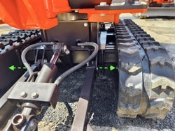 Mini-pelle compacte 1T, Moteur Kubota 3 cylindres