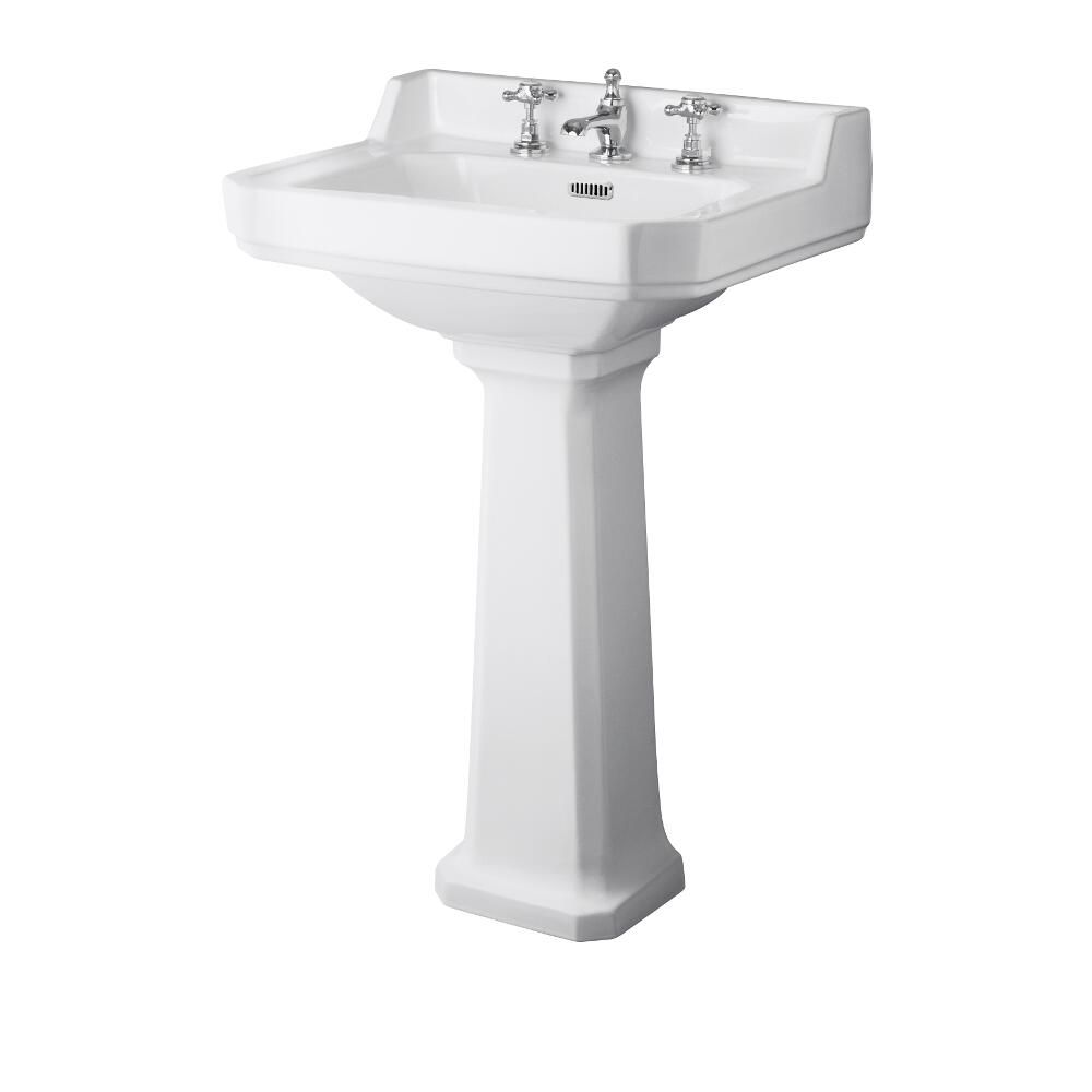 Hudson Reed Lavabo sur Colonne Rétro 3 Trous
