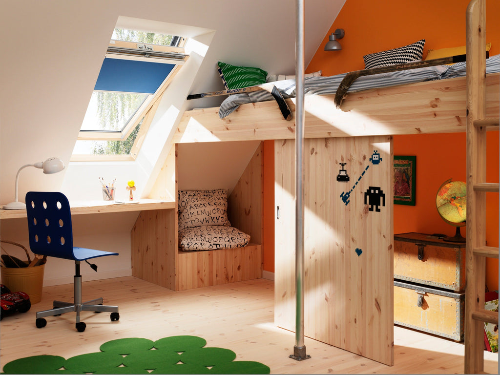 VELUX GLL CK02 1061 Dreifachverglasung (55 × 78 cm) Massivholz-Dekor