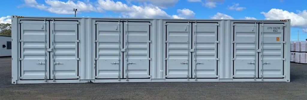 40 Fuß High Cube Versandcontainer mit 4 Seitentüren